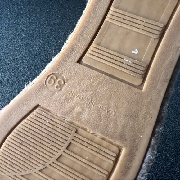 MARIAN Animal Snake Print Neutral Leather Sling Back Flat Espadrilles Shoes Sz 8 - Picture 16 of 16